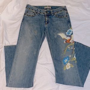 Allen B. Embroidered Jeans